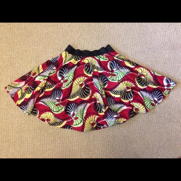 African print high waist skirt - Picture 2 of 6